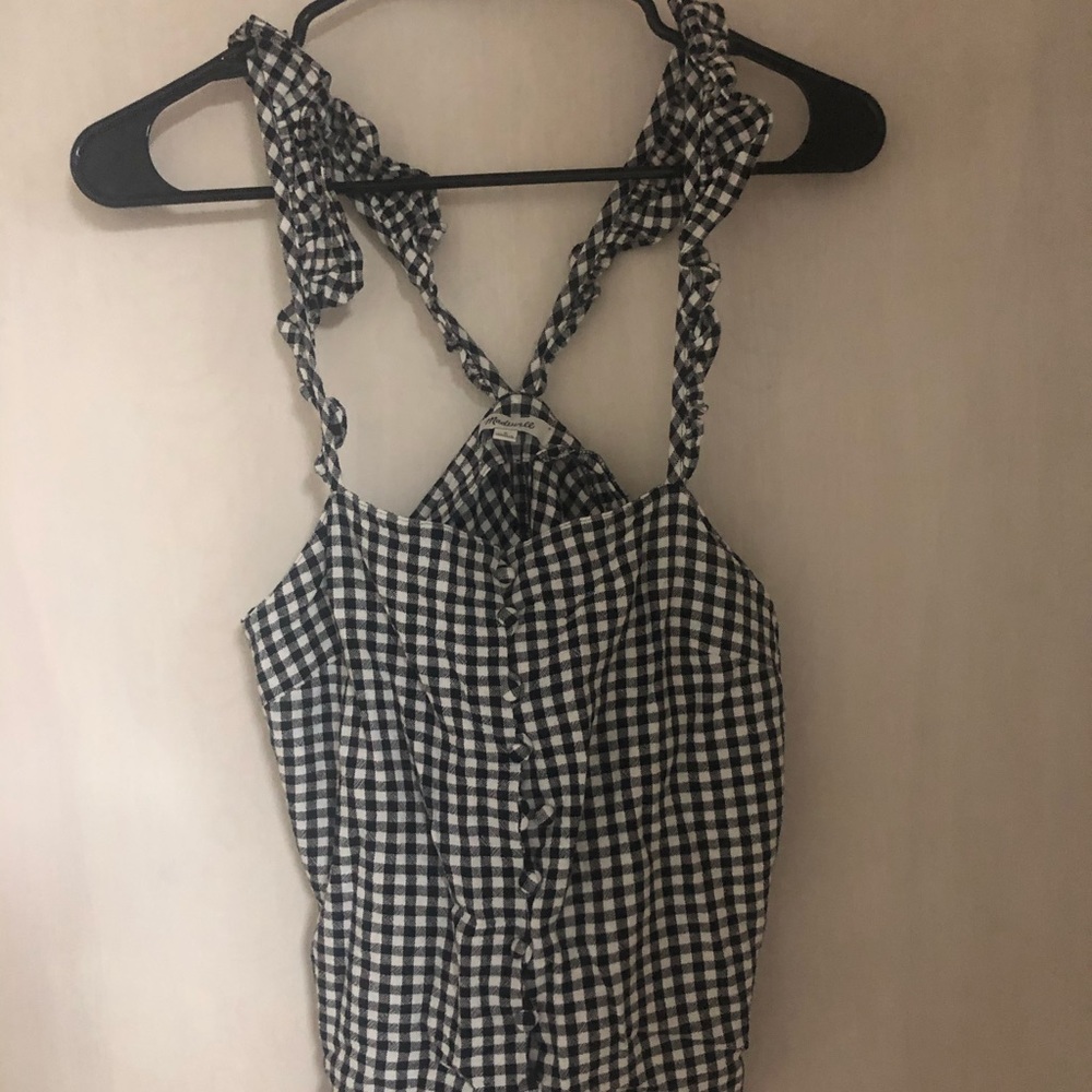 Madewell gingham tank